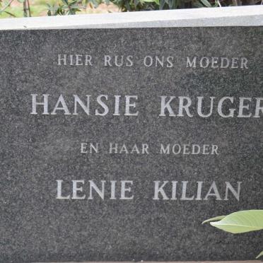 KILIAN Lenie :: KRUGER Hansie
