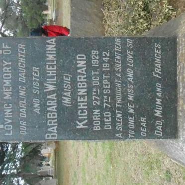 KICHENBRAND Barbara Wilhelmina 1929-1942