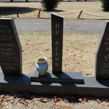 KLERK Isaac, de 1935-2000 &amp; Thokozile Regina 1943-2007