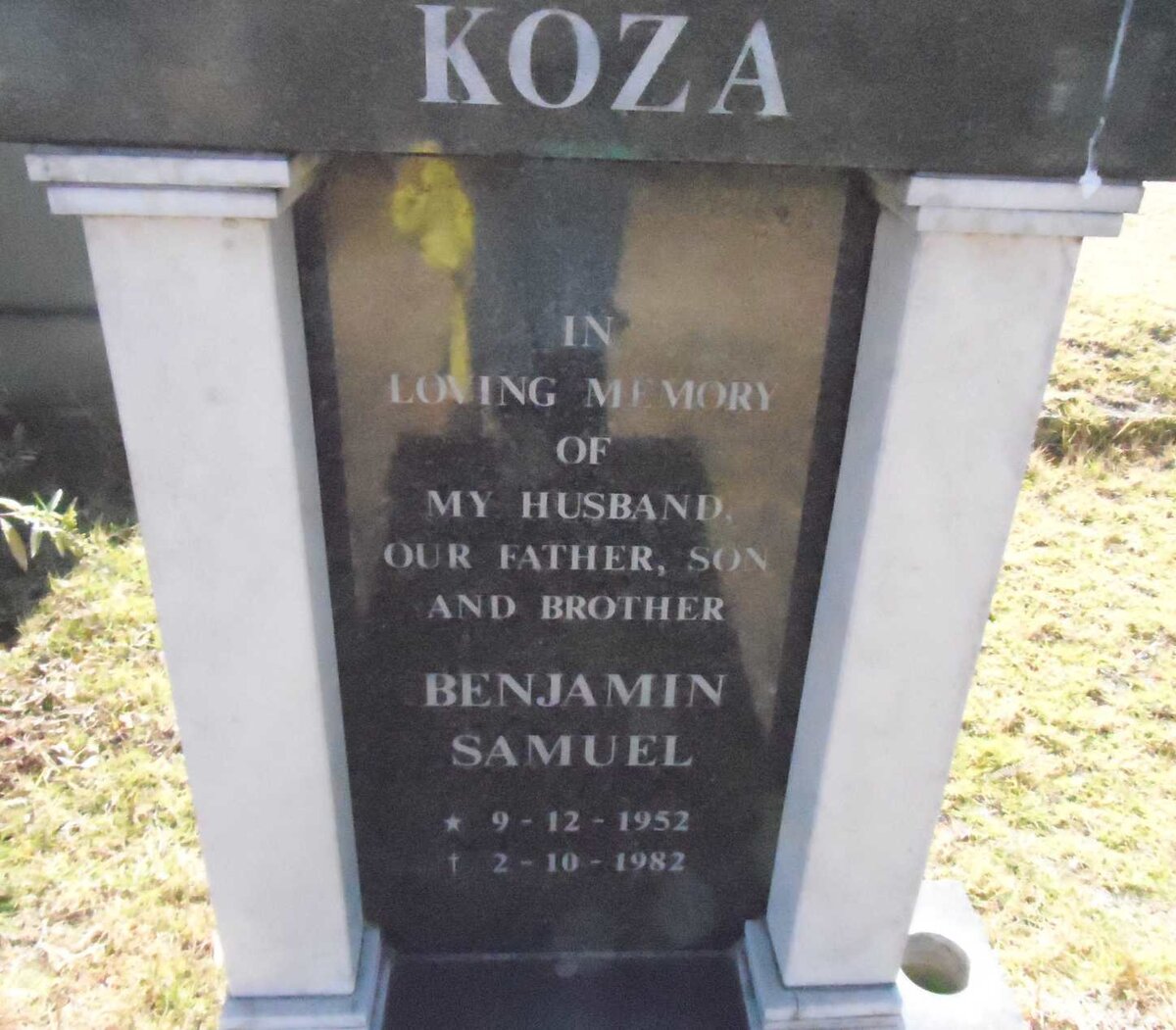 KOZA Benjamin Samuel 1952-1982