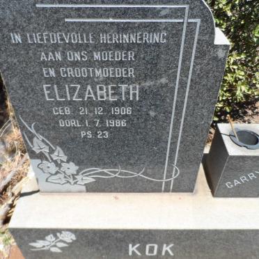 KOK Louis A.F. 1905-1970 &amp; Elizabeth 1906-1986