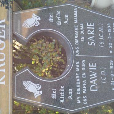 KRUGER C.D. 1929-2003 &amp; S.J.C.M. 1933-2009