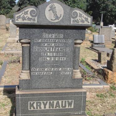 KRYNAUW Rudolph Francois 1890-1944