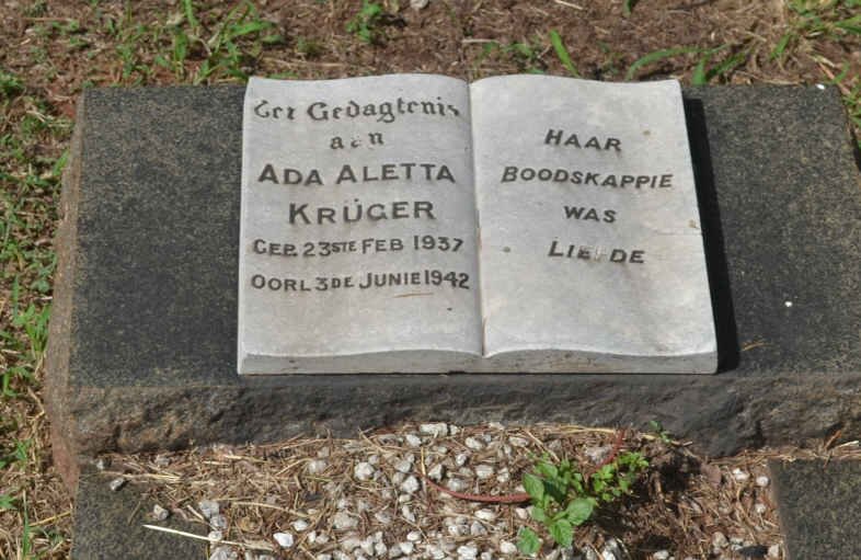 KRÜGER Ada Aletta 1937-1942