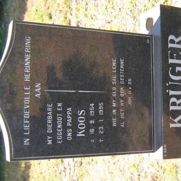 KRÜGER Koos 1954-1995