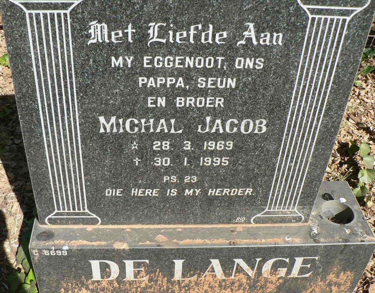 LANGE Michal Jacob, de 1969-1995
