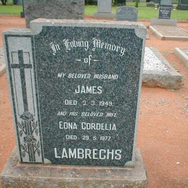 LAMBRECHS James -1949 &amp; Edna Cordelia -1977