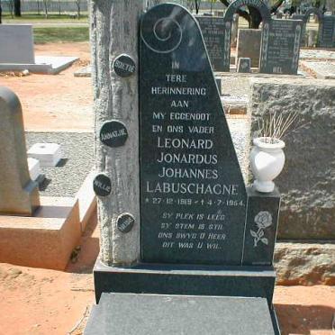LABUSCHAGNE Leonard Jonardus Johannes 1919-1954