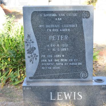 LEWIS Peter 1951-1997