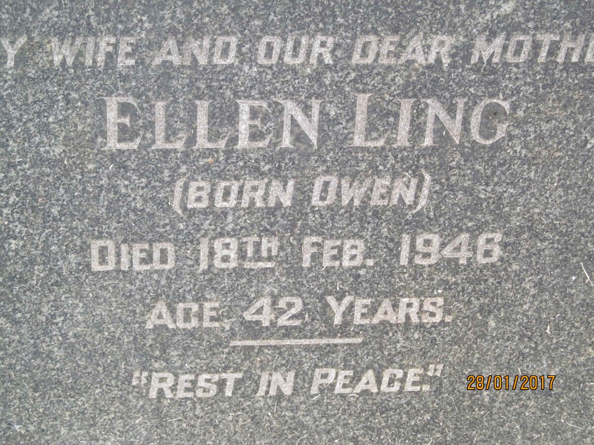 LING Ellen nee OWEN -1946
