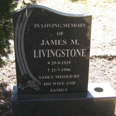 LIVINGSTONE James M. 1929-1996