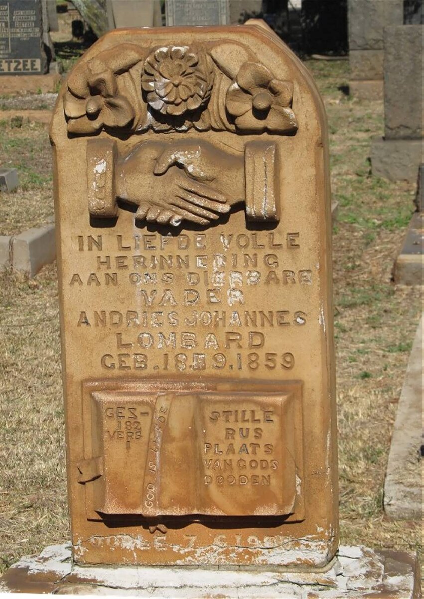 LOMBARD Andries Johannes 1859-19?0