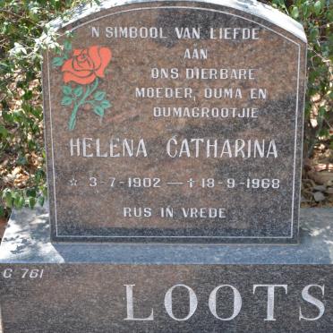 LOOTS Helena Catharina 1902-1968