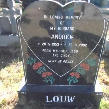 LOUW Andrew 1953-2002