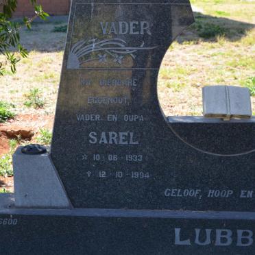 LUBBE Sarel 1933-1994