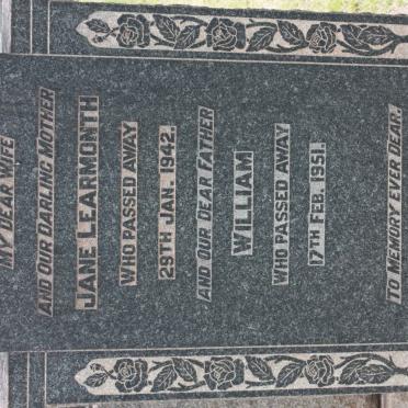 MASTERTON William -1951 &amp; Jane Learmonth -1942