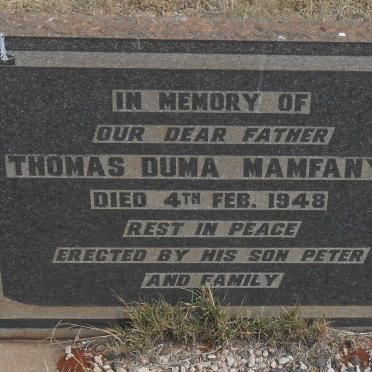 MAMFANYA Thomas Duma -1948