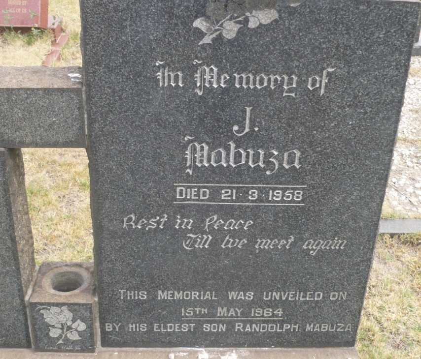 MABUZA J. -1958