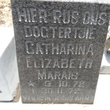 MARAIS Catharina Elizabeth 1972-1972