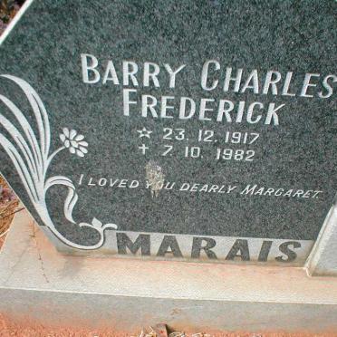 MARAIS Barry Charles Frederick 1917-1982