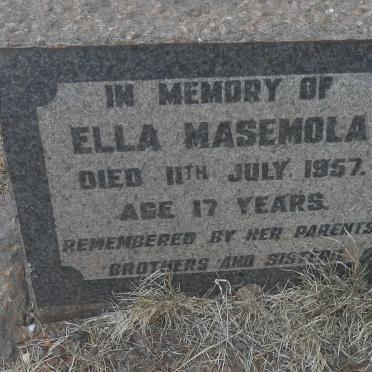 MASEMOLA Ella -1957