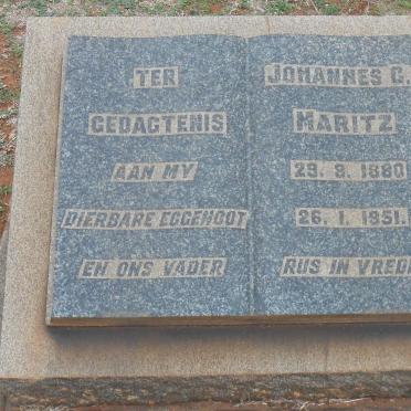 MARITZ Johannes C. 1880-1951