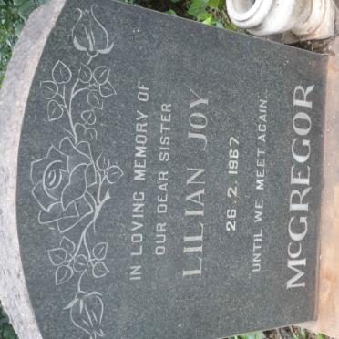 McGREGOR Lilian Joy -1967