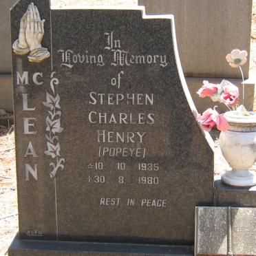 McLEAN Stephen Charles Henry 1935-1980