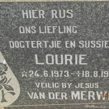 MERWE Lourie, van der 1973-1973