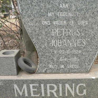 MEIRING Petrus Johannes 1924-1985