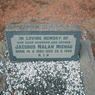 MICHAU Jacobus Malan 1890-1945