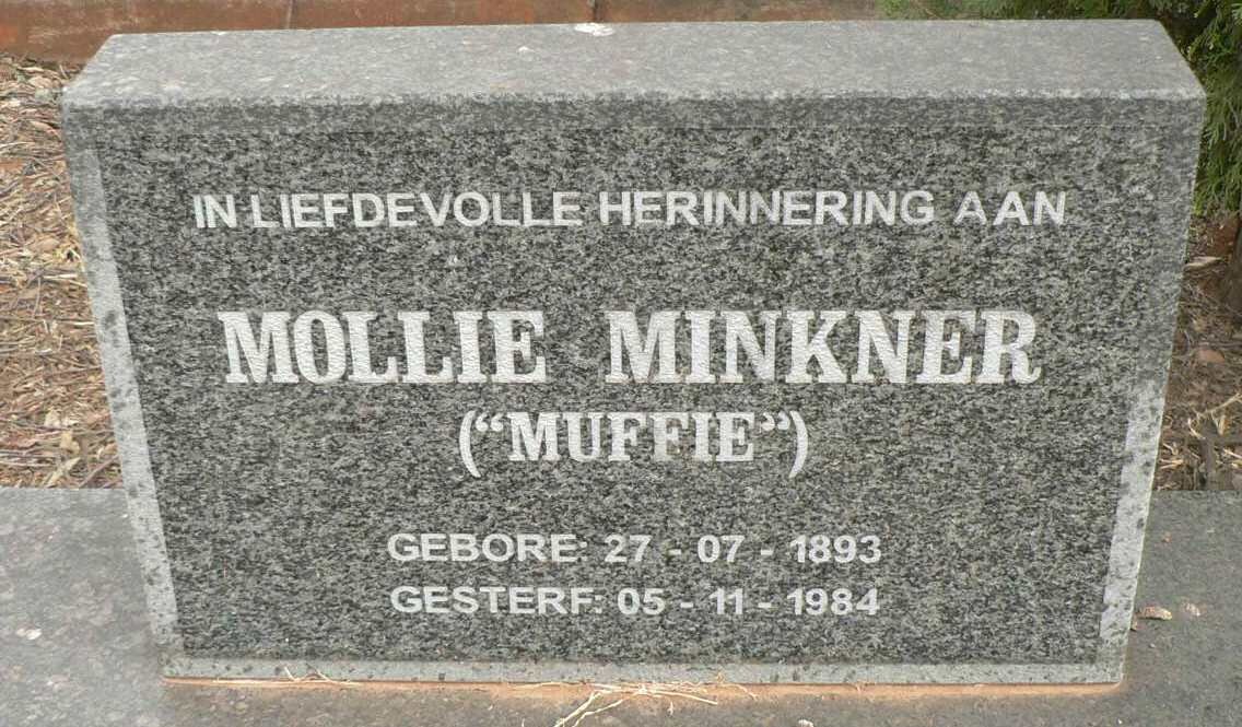 MINKNER Mollie 1893-1984