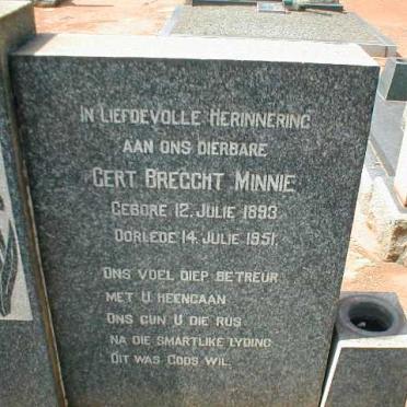 MINNIE Gert Breccht 1893-1951