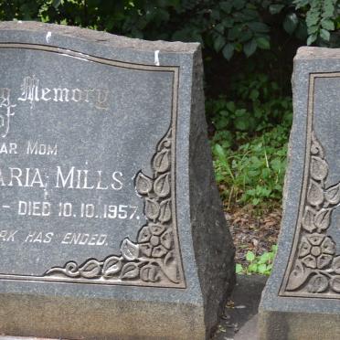 MILLS Walter Henry 1882-1964 &amp; Nellie Maria 1984-1957