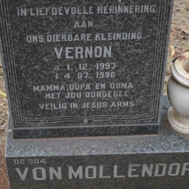 MOLLENDORF Vernon, von 1993-1996