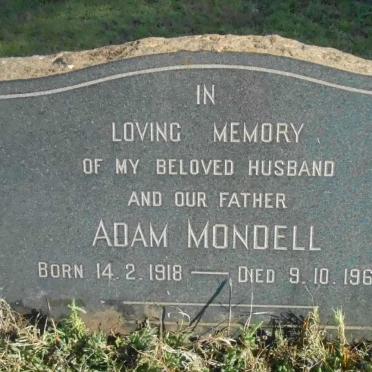 MONDELL Adam 1918-1967