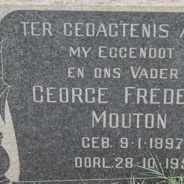 MOUTON George Frederik 1897-1951