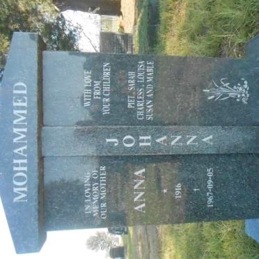 MOHAMMED Johanna 1916-1967