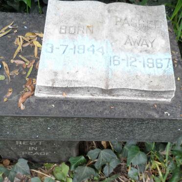 MOOLMAN Quinton Scott 1944-1967