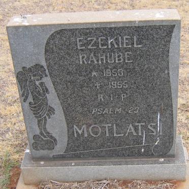 MOLATSI Ezekiel Rabube 1953-1955