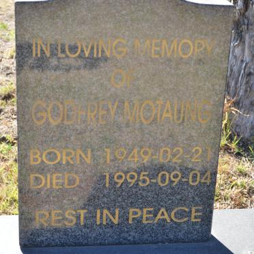 MOTAUNG Godfrey 1949-1995