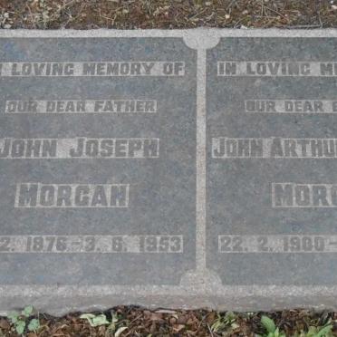 MORGAN John Joseph 1876-1953 :: MORGAN John Arthur Gwanda 1900-1953