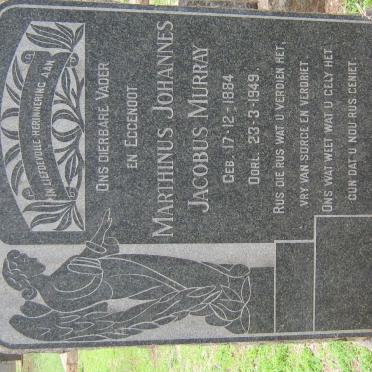 MURRAY Marthinus Johannes Jacobus 1884-1949