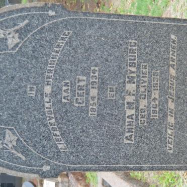 MYBURG Gert 1854-1934 &amp; Anna M.F. OLIVIER 1864-1938