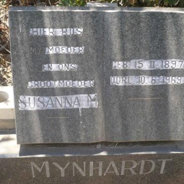 MYNHARDT Susanna M. 1897-1969