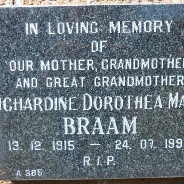 BRAAM Richardine Dorothea Maria 1915-1993