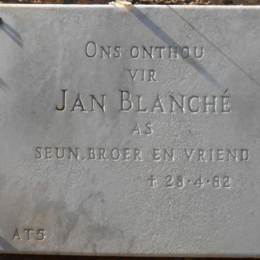 BLANCHÉ Jan -1982