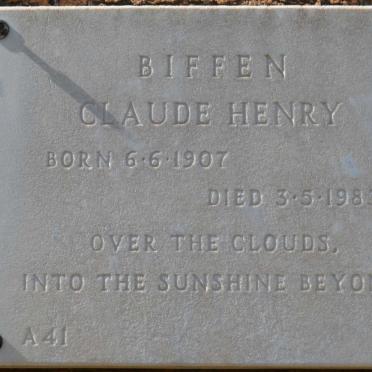 BIFFEN Claude Henry 1907-1983