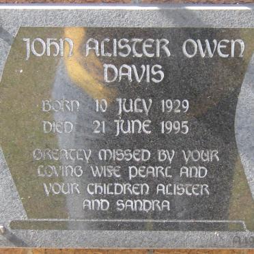 DAVIS John Alister Owen 1929-1995