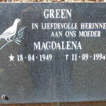 GREEN Magdalena 1949-1994